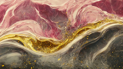 Royal Ruby Gold Marble