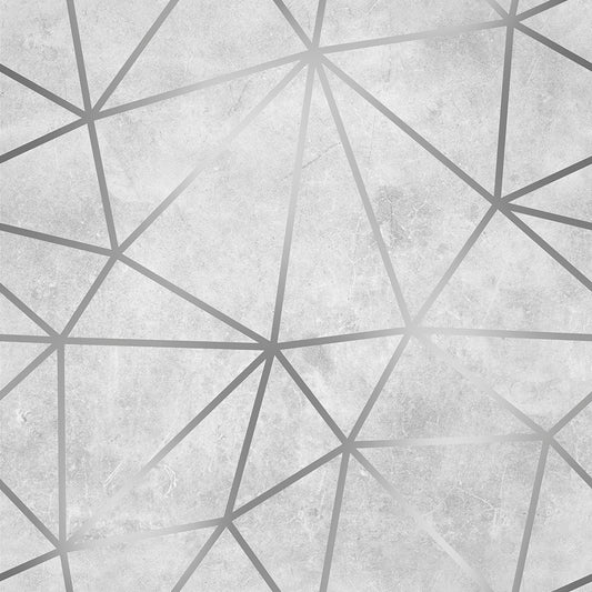 Concrete Silver  Geometry Marble Zazz