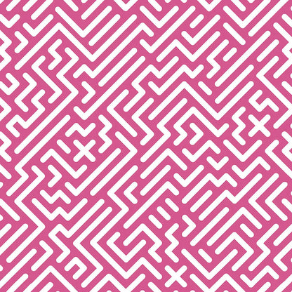 Wallpaper Children's Room Fine Labyrinth Pink