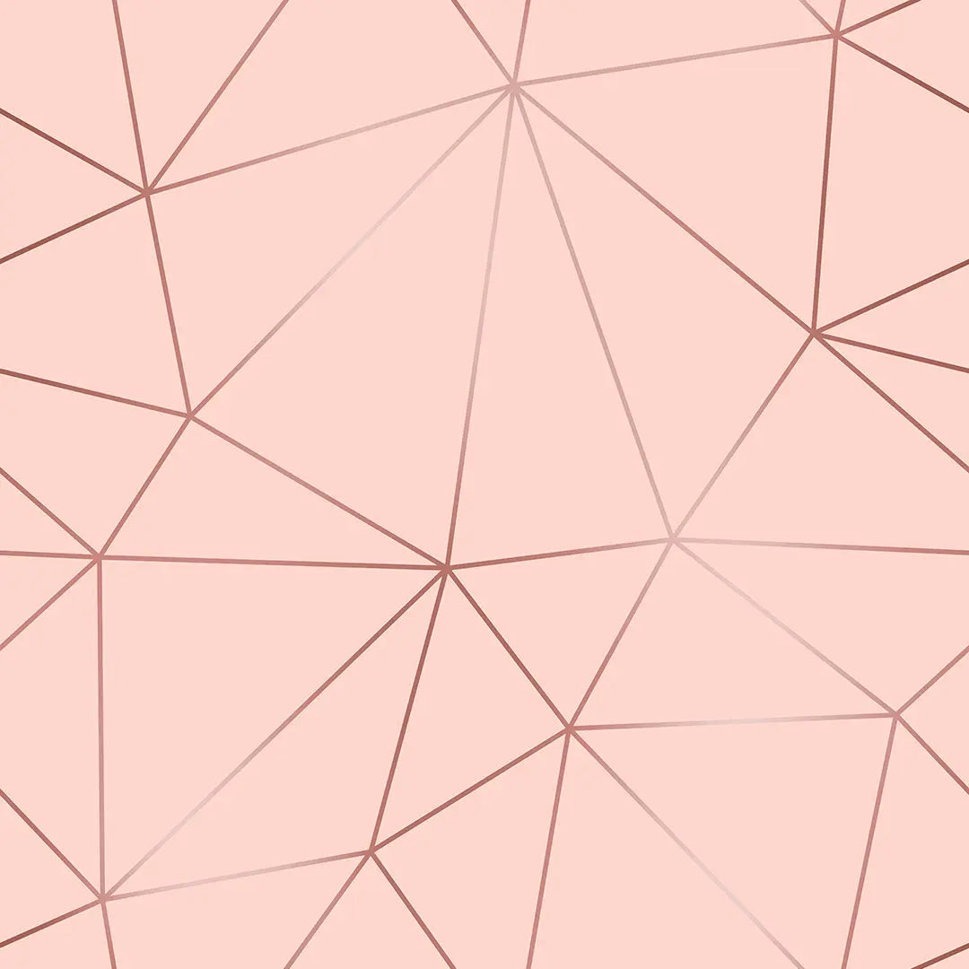 Zazz Rosé Lines – Geometrische Tapete Rose