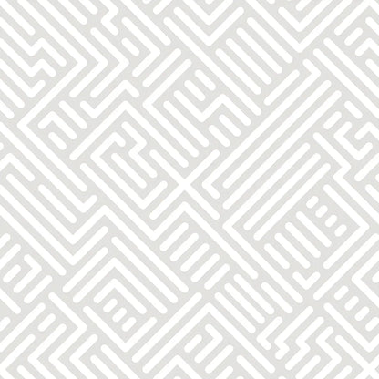 Wallpaper children's room mazes light grey