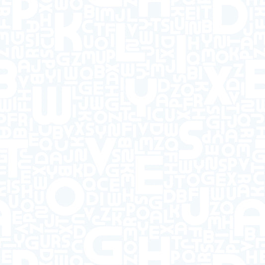 Baby Deccore Alphabet Collection Pantone