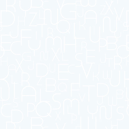 Baby Deccore Alphabet Flow Collection Pantone