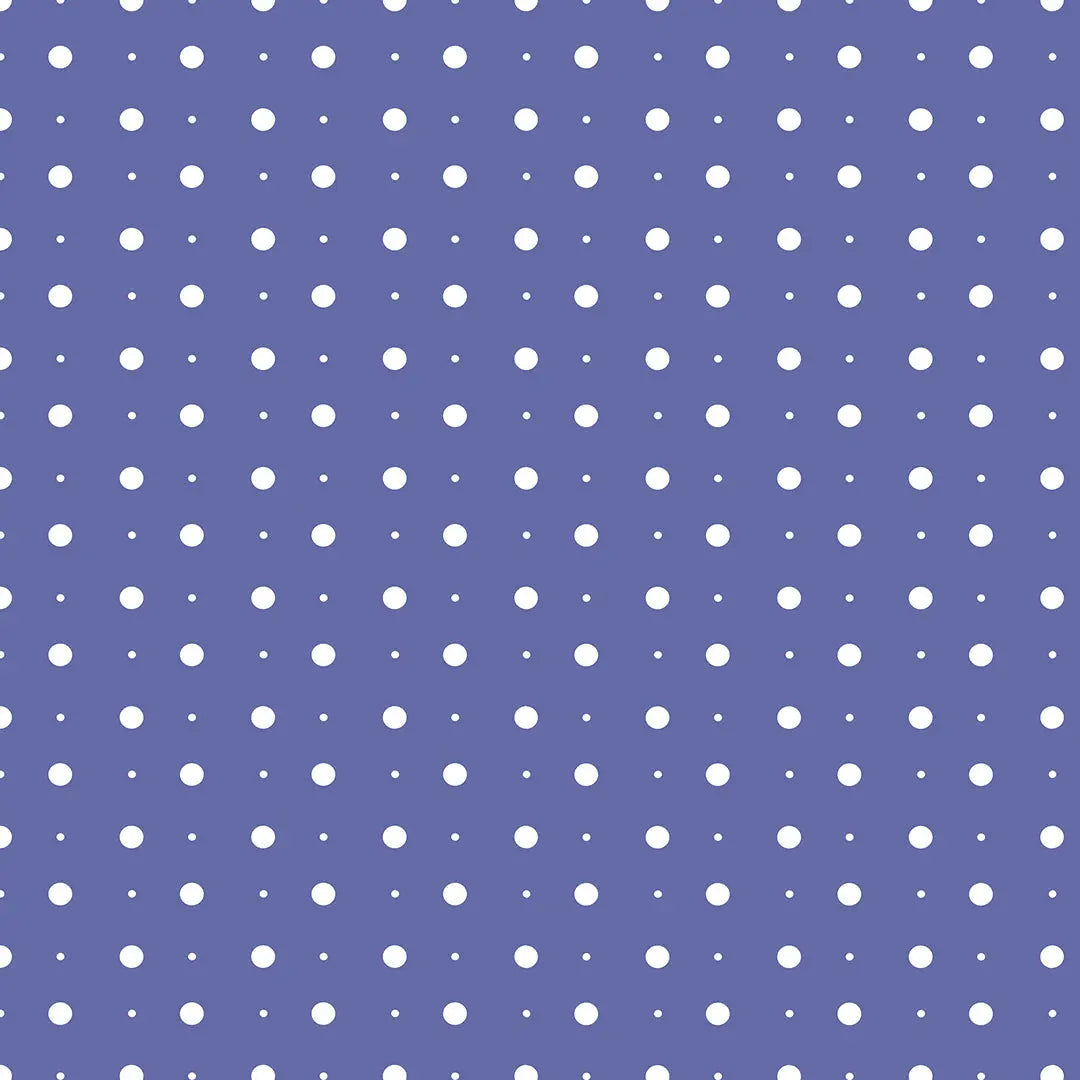 Tapete Kinderzimmer Punkte Blauviolett