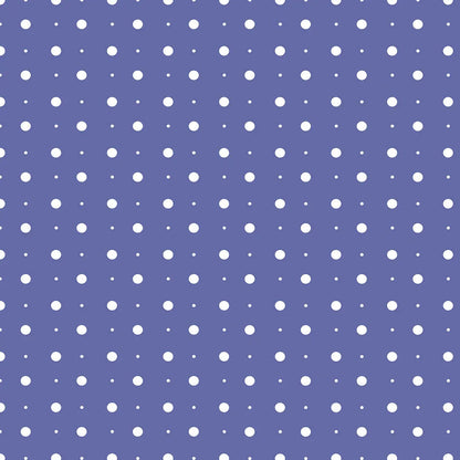 Tapete Kinderzimmer Punkte Blauviolett