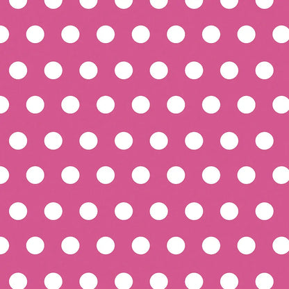 Tapete Kinderzimmer Punktereihen Pink