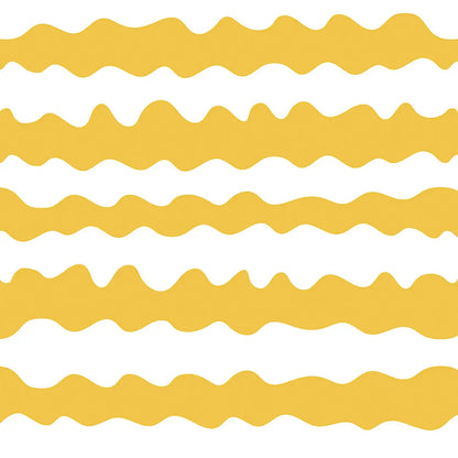 Wallpaper nursery zigzag mustard yellow