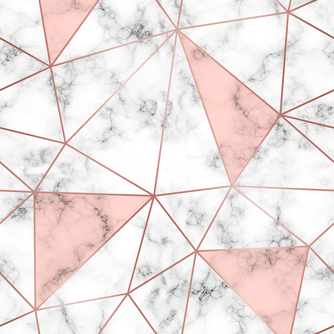 Rosé Marble Gray Fine Lines Zazz