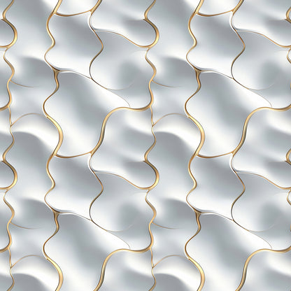 3D-Tapete in Perlweiß jetzt entdecken selbstklebende Tapete  PVC-frei  Lieferzeit 2-4 Werktage PCC FoliaConcept