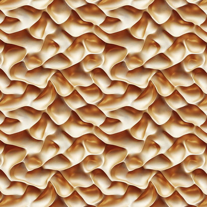 3D Tapete mit Faltenstruktur in warmem Beige-Braun  plastische Wandgestaltung  selbstklebende Tapete  PVC-frei  Lieferzeit 2-4 Werktage PCC FoliaConcept