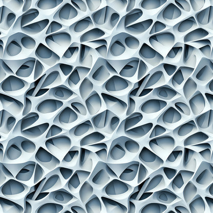 3D Effekt in Zelloptik - organisches Muster in Blau  selbstklebende Tapete  PVC-frei  Lieferzeit 2-4 Werktage PCC FoliaConcept