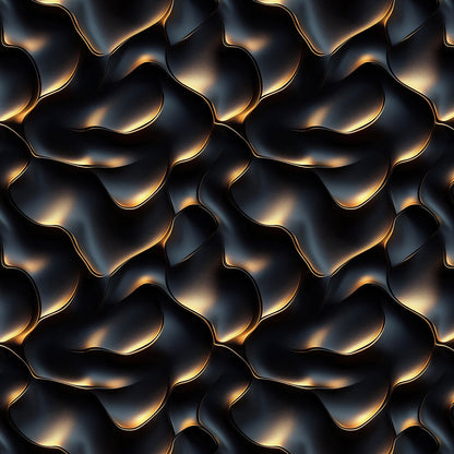 3D Tapete in Schwarz mit Goldakzent  Elegantes Design mit 3D-Effekt  selbstklebende Tapete  PVC-frei  Lieferzeit 2-4 Werktage PCC FoliaConcept