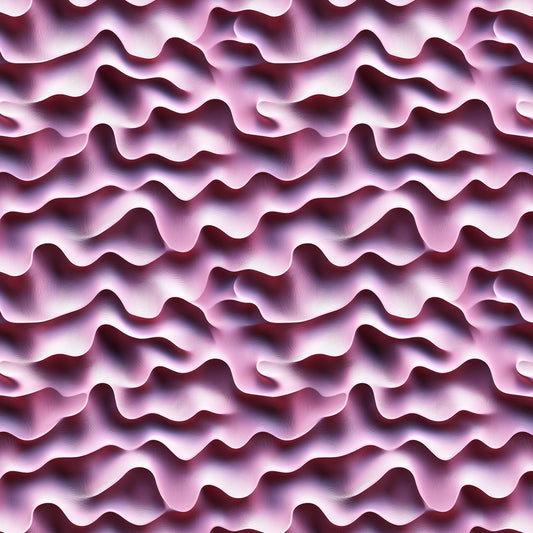 3D Tapete in Pink-Lila | Dynamischer Wellen-Look  selbstklebende Tapete  PVC-frei  Lieferzeit 2-4 Werktage PCC FoliaConcept