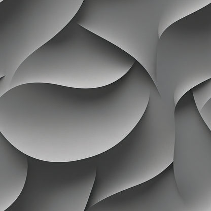 3D Tapete in graphitgrauer Faltenoptik  Selbstklebend & PVC-frei  Für stilvolle Wandgestaltung mit Tiefenwirkung  made by PCC FoliaConcept!