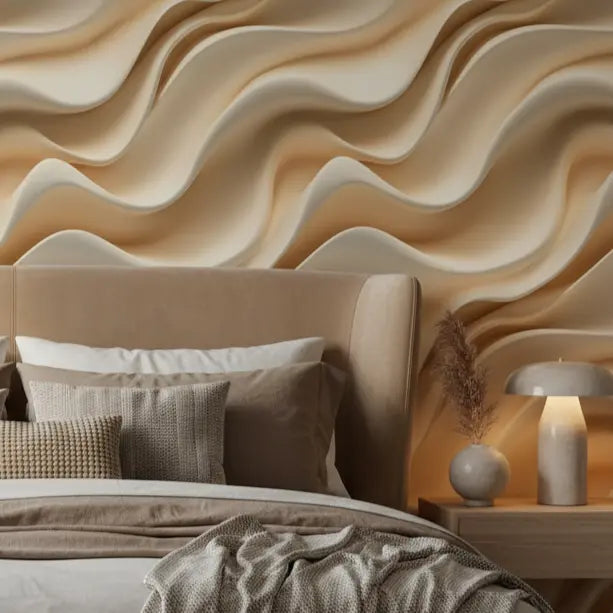 3D Welleeffekt Tapete