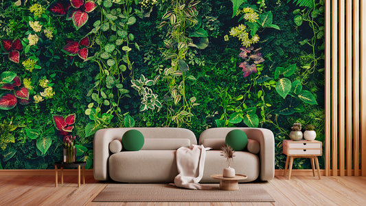Tapete Botanical Dreams  leuchtend botanisches Design mit floralen Details  Design by Pimp My Wall