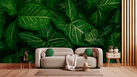 Tapete Monstera Macro  tropisch & modern  XL-Blattstruktur  Design by Pimp My Wall