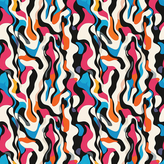 Retro-Wellen Abstrakt