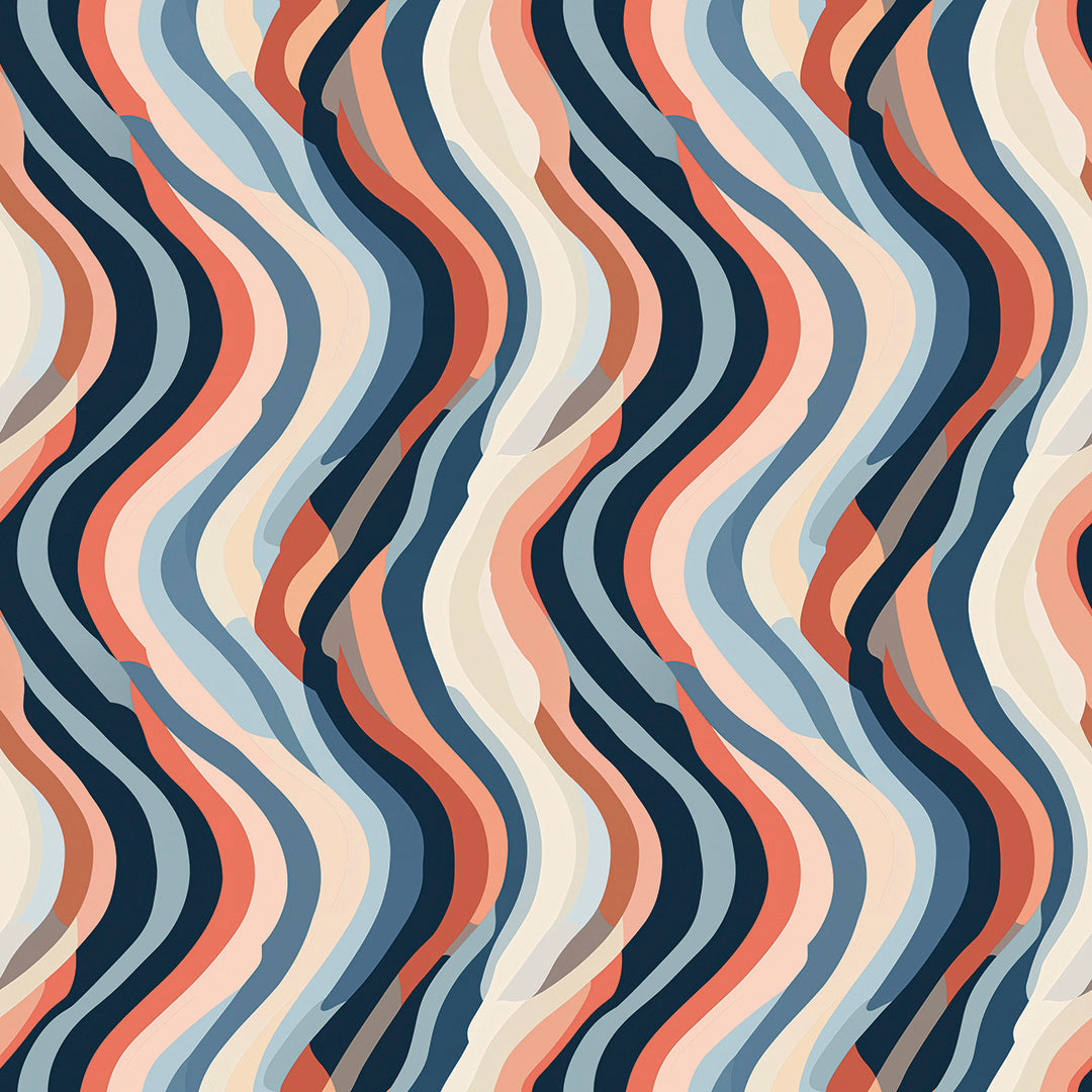 Retro-Wellen Abstrakt