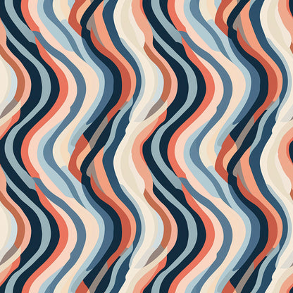 Retro-Wellen Abstrakt