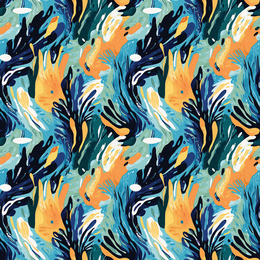 Ozeanische Wellenpracht Abstrakt