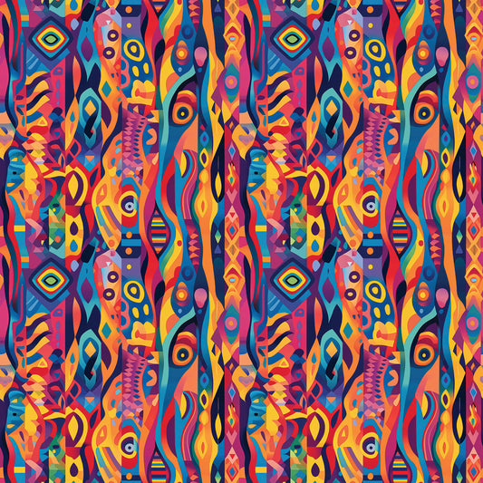 Tribal Pop Vibes Abstrakt