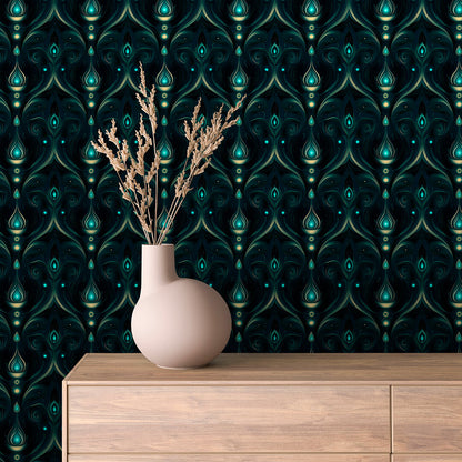Arabesque Teal Pulse