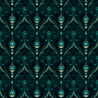 Arabesque Teal Pulse