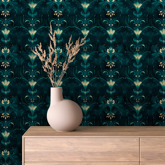 Arabesque Emerald Bloom