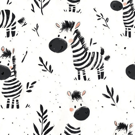Süße gestreifte Träume für dein Baby mit der Zebra Tapete PVC-freie Tapete  Geruchlos ▪️schneller Versand▪️Einfach abziehen, aufkleben, fertig! Made in Germany PCC FoliaConcept