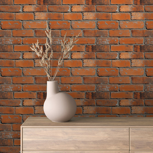 Klinker Ziegeloptik Klassisch-Rot Brick
