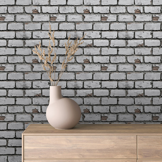 Ziegeloptik Grau Brick