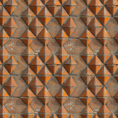 Rust Pyramid Brick