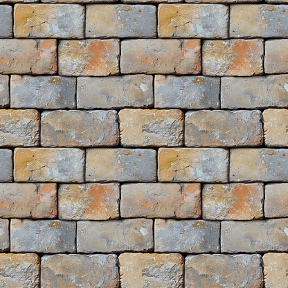 3D-Ziegelfliesen Urban Brick Stone Grey im Used-Look.Perfekt für charakterstarke Wandgestaltung im Industrial Style – by PCC FoliaConcept