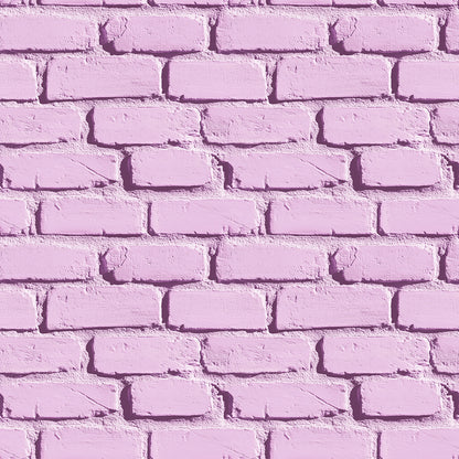 3D-Ziegelfliesen Urban Brick Lavender mit plastischer Struktur und Pastelloptik.Perfekt für moderne Wandgestaltungen mit kreativem Twist – by PCC FoliaConcept