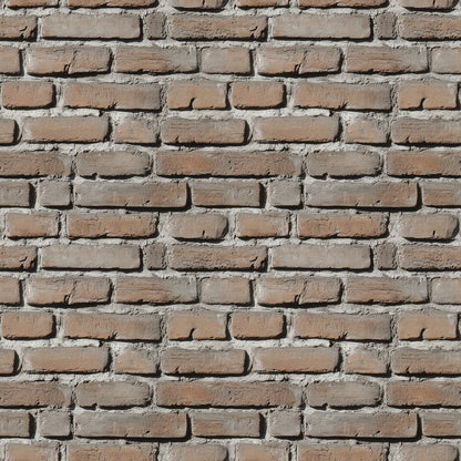 3D-Ziegelfliesen Urban Brick Grey Clay mit strukturierter OberflächeIdeal für moderne Wandgestaltung – by PCC FoliaConcept
