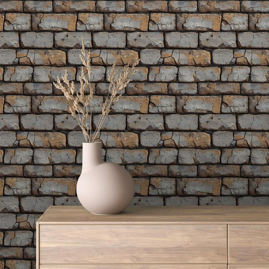 3D-Ziegelfliesen Urban Brick Crack Effect mit realistischer BruchoptikStark für Industrial-Vibes – by PCC FoliaConcept