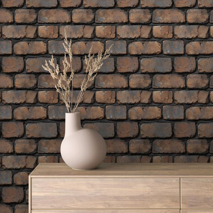 3D-Ziegelfliesen Urban Brick Rusty Red mit TiefenstrukturUrbane Ziegeloptik im Industrial Style für stylische Wände – by PCC FoliaConcept