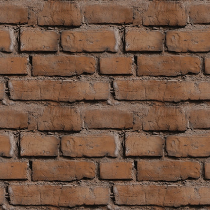 3D-Ziegelfliesen Urban Brick Classic Red mit realistischer TiefenstrukturTraditioneller Ziegel-Look für warme Wandgestaltungen – by PCC FoliaConcept