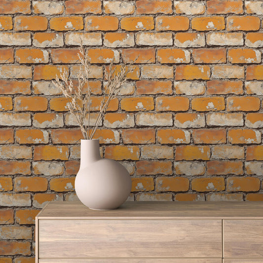 Orange Vintage Brick