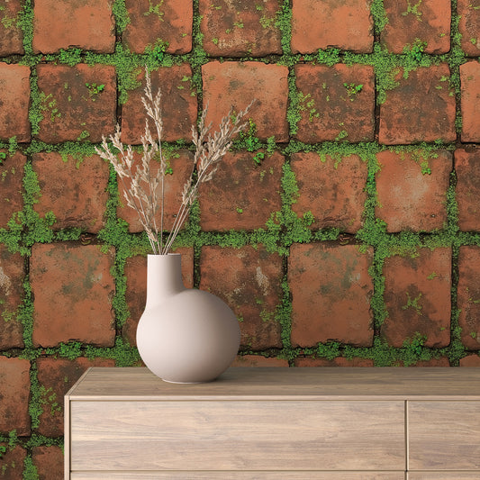 Backstein Moosgrün Brick