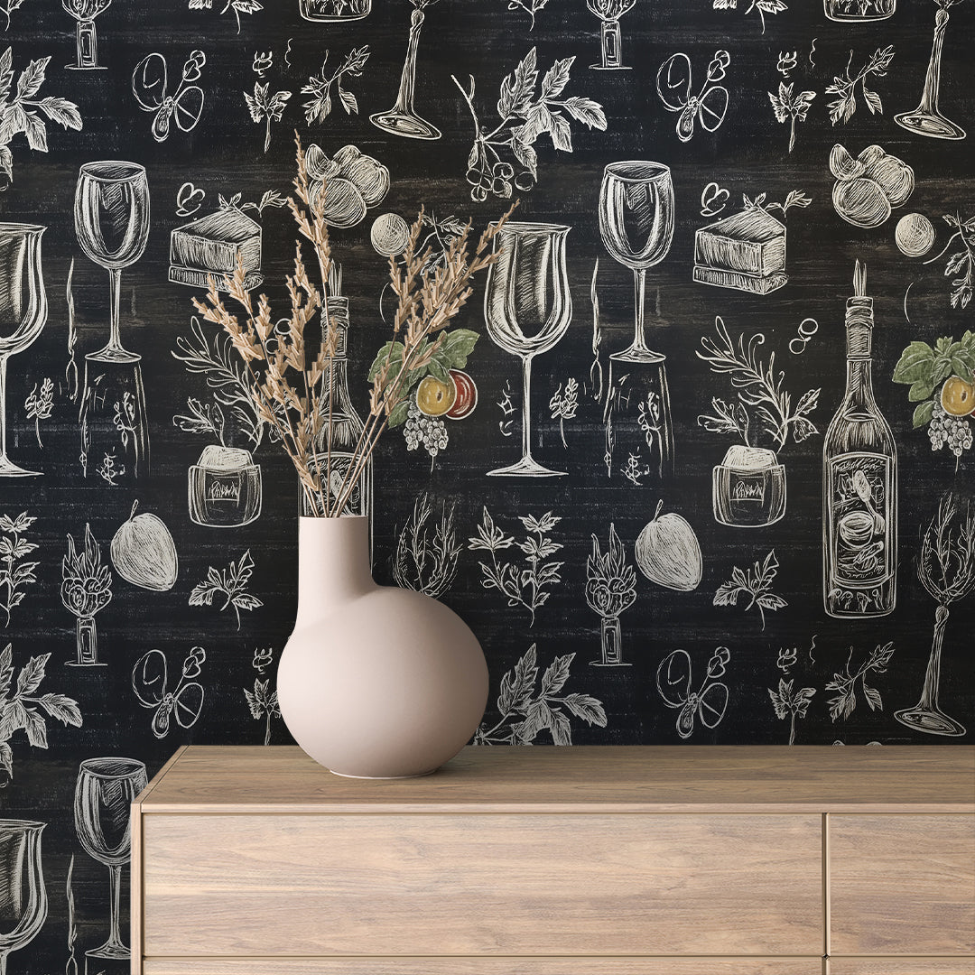 Bringe mediterrane Lebensfreude an die Wand PVC-freie Tapete  schneller Versand▪️Einfach abziehen, aufkleben, fertig! Made in Germany PCC FoliaConcept