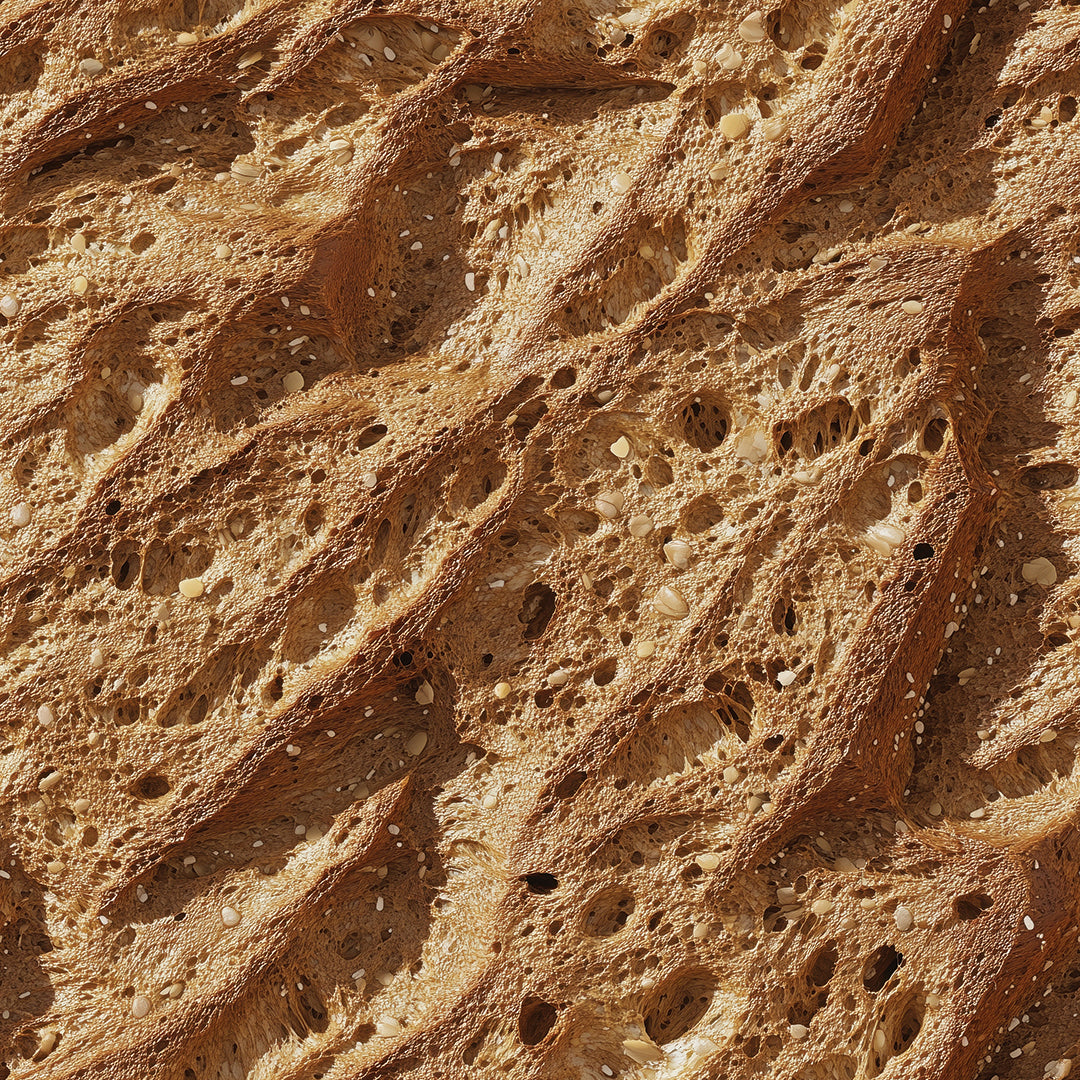 Knusprigem Sauerteigbrot perfekt für Bäckereien & CafésPVC-freie Tapete  schneller Versand▪️Einfach abziehen, aufkleben, fertig! Made in Germany PCC FoliaConcept