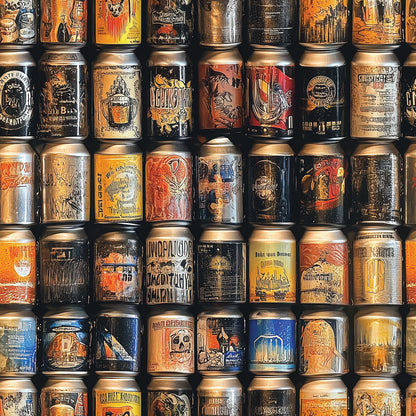 Wanddeko mit Craft-Beer-Look für Bars und urbane Küchen PVC-frei schneller Versand▪️Einfach abziehen, aufkleben, fertig! Made in Germany PCC FoliaConcept 