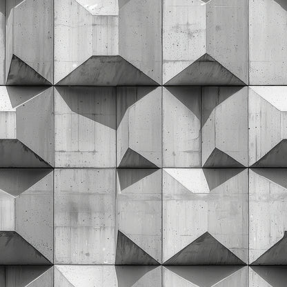 Geometrische 3D-Tapete in Betonoptik  Selbstklebend & abwischbar  PVC-freie Tapete ▪️ Modern, grafisch & architektur-inspiriert  Made in Germany ▪️ FoliaConcept