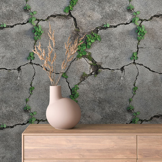 Betonoptik mit feinen Rissen  Natur trifft Urban Look  Selbstklebende Tapete  Tiefe & Struktur ▪️ PVC-frei ▪️ FoliaConcept