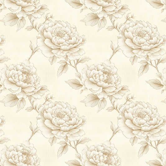 Blumenillustrationen ideal für zeitlose Wohnkonzepte, elegante Schlafzimmer oder helle FlurePVC-freie Tapete  schneller Versand▪️Einfach abziehen, aufkleben, fertig! Made in Germany PCC FoliaConcept