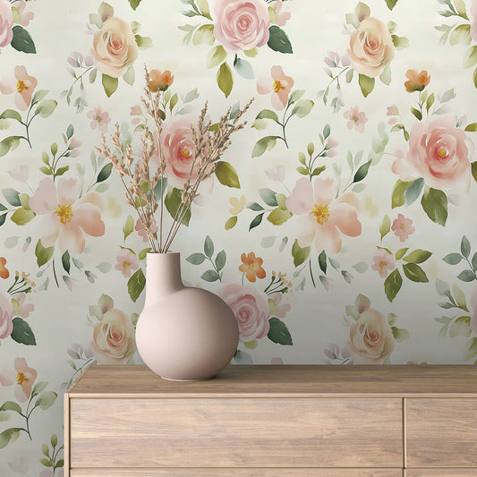 Selbstklebende Blumentapete für Küche und Schlafzimmer. PVC-freie Tapete  schneller Versand▪️Einfach abziehen, aufkleben, fertig! Made in Germany PCC FoliaConcept 