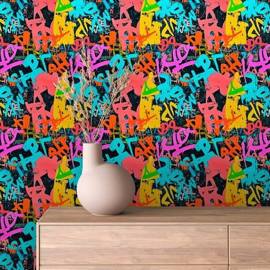 Street-Art Look  Kräftige Farben  Selbstklebend & PVC-frei – by PCC FoliaConcept