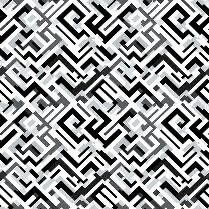 Schwarz-Grau Muster Geometrisch